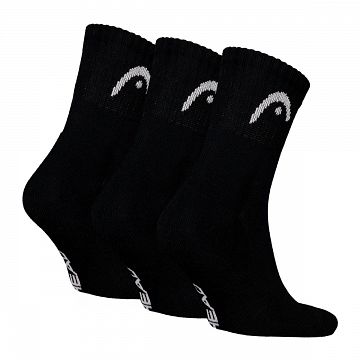 Head Tennis Club Short Crew Socks 3P Black